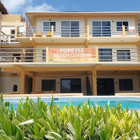 Beach Club Budget Rooms At Popeyes Caye Caulker Exterior photo