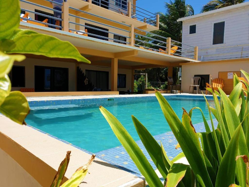 Beach Club Budget Rooms At Popeyes Caye Caulker Exterior photo