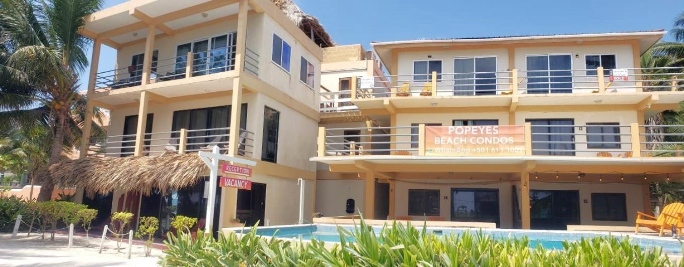 Beach Club Budget Rooms At Popeyes Caye Caulker Exterior photo